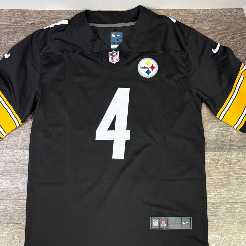 🏈 Nike NFL On Field Pittsburgh Steelers #4 Metcalf Jersey – Men’s Small